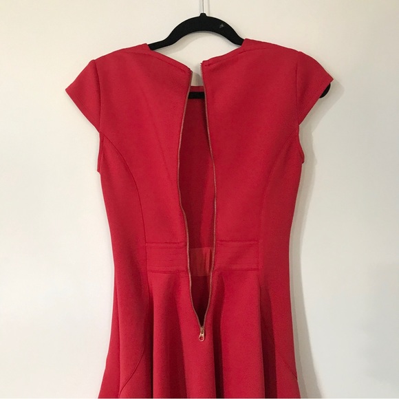 Ted Baker Red Scuba Tezz Skater Dress 1 - Picture 7 of 10